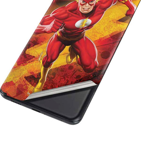 DC Comics The Flash Action Pose Galaxy S21 Plus 5G Skin